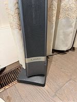 Front lower view showing Lasko logo, grille, and base