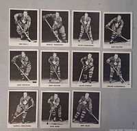 Fronts of all 11 cards laid out in grid