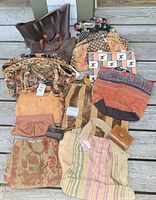 Group shot of all eleven items laid out for overview