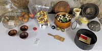 Overview showing majority of items on table