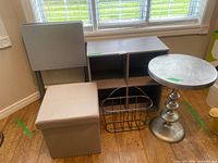 Group shot of all furniture items
