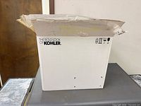 Sealed Kohler box exterior showing branding