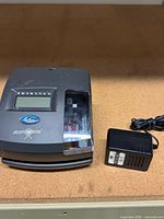 Lathem 1500E time clock with AC adapter