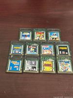 All 11 cartridges front view