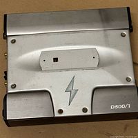 Top view showing overall condition, lightning logo, model marking