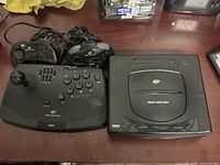 Console and both controllers on tabletop