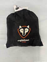 Closed storage bag displaying Rightline Gear logo