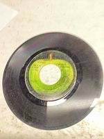 Full view of Side A label showing Apple Records design and My Sweet Lord title