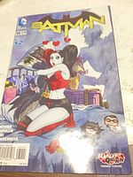 Front cover of Batman #39 Harley Quinn variant showing artwork and condition
