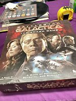 Front of Battlestar Galactica game box