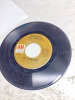 Cat Stevens single, Side A Morning Has Broken label and groove condition visible