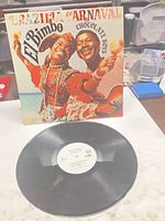 Front album cover with record displayed