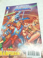 Front cover showing title, characters, issue number and price