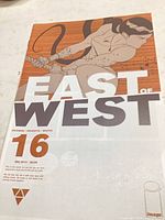 Front cover of East of West #16 showing artwork and title