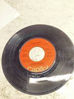 Side A label showing Angie Baby, Capitol orange label