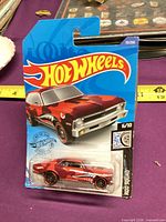 '68 Chevy Nova in sealed blister pack front view