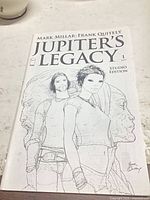 Front cover of Jupiter's Legacy #1 Studio Edition comic