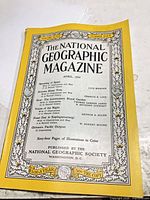 Front cover of April 1950 National Geographic magazine