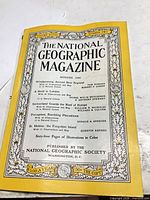 Front cover showing title, date, article list