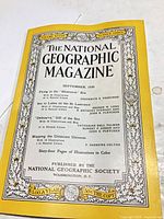 Front cover of September 1950 National Geographic Magazine
