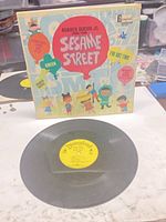 Front of sleeve and record showing label