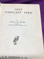 Title page showing book title, author, publisher imprint