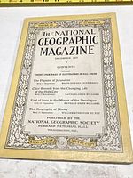 Front cover showing title, date and contents list