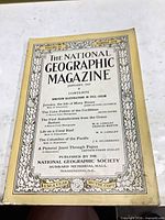 Front cover showing publication title, date, and wear