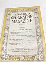 Front cover of March 1937 National Geographic Magazine