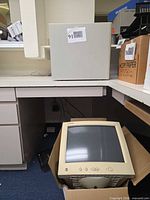 Desktop tower and Tatung CRT monitor