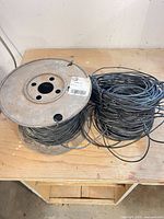 Full view of wire on spool with loose coil