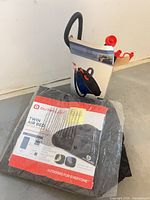 Boxed Outbound twin air bed with pump pictured