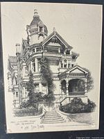 Full view of framed print showing artwork, mat, and frame