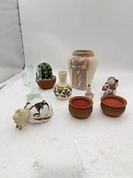 Group shot showing all ten items together