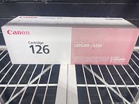 Front of sealed Canon Cartridge 126 box