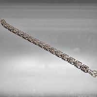 Full view of bracelet laid flat