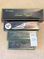 Four Frost Cutlery knife boxes