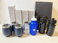 Group shot of all drinkware items