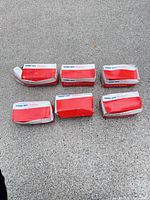 Six Weiser Lock Brilliance boxes closed