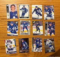 Fronts of all 12 Mitch Marner cards laid out