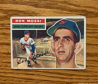 Front of 1956 Topps Don Mossi card
