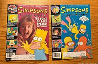Front covers of both Simpsons Illustrated magazines