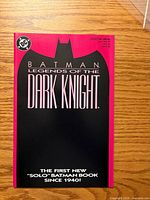 Front cover of Batman Legends of the Dark Knight #1 showing title, DC logo, price and collector's edition notice