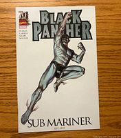 Front cover of Marvel Black Panther #1 variant showing Sub-Mariner artwork