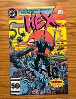 Front cover showing Hex #1, DC logo, price, artwork