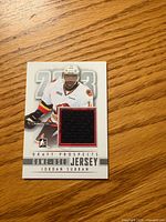 Front of Jordan Subban Draft Prospects game-used jersey card showing player image and jersey swatch