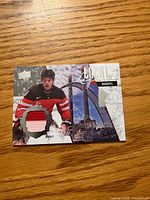 Front of Madison Bowey Local Legends jersey card showing swatch and graphics