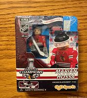 Front of sealed OYO Sports Marian Hossa minifigure package
