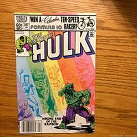 Front cover showing title, issue number 267, 60¢ price, Columbia Ten-Speed Racer ad banner, rainbow graphics with Hulk art