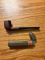 Pipe and lighter full view